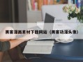 甘肃黑客漫画素材下载网站（黑客动漫头像）